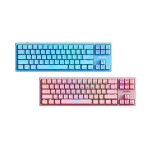 BAJEAL K71 Mechanical Keyboard Blue Pink 1.webp