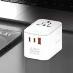 LDNIO Z6 3 USB Ports 65W GaN Travel Adapter 10.webp