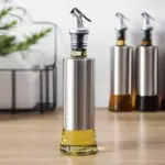 Oil Dispenser Glass and Stainless Steel Bottle – 500 ml.webp